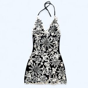 Ema Savahl Style Hand Painted Flower Dress, size Small